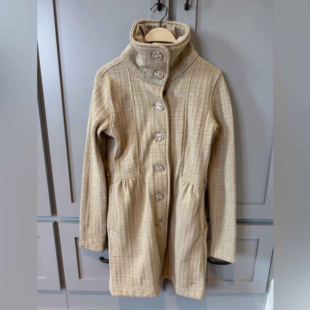 Patagonia women’s long button cardigan jacket sweater